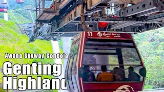 Malaysia 4k Genting Highland Cable Car Awana Skyway Gondola 🚠 Tour  Malaysia Travel [upl. by Ecirtam709]