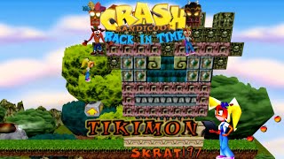 Crash Bandicoot  Back In Time Fan Game Custom Level Tikimon By SKRat197 [upl. by Sucram]