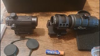 CVLIFE Red Dot and Magnifier Combo 3 MOA Red Dot with 3X Magnifier Review Really nice combo [upl. by Kenweigh]