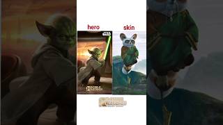 hero and skinmobilelegends 😎😎✅️ mlbb 😎 [upl. by Ardnosak]