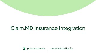 ClaimMD Insurance Integration [upl. by Yrallam]