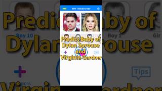 Predict Baby of Dylan Sprouse and Virginia Gardner shorts dylansprouse virginiagardner cutebaby [upl. by Valer]