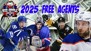 HUGE 2025 NHL Free Agent Class  Bigapplehockey [upl. by Boarer970]