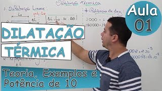 Dilatação Térmica Linear  Aula 01 [upl. by Willner]