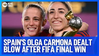 Spain Wins FIFA Womens World Cup Final With Olga Carmona Goal  10 News First [upl. by Teodoor561]