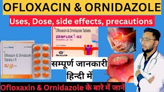 Ofloxacin and ornidazole tablet Zenflox oz tablet uses in hindi  oflomac oz tablet use [upl. by Meredi172]