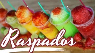 🍨 Como hacer jarabes o mieles para raspados receta  GRANIZADOS Sorbetes CASEROS en MINUTOS [upl. by Ycats]