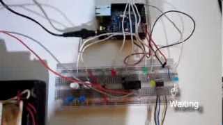 Slide scanning with DSLR controlled by Arduino  prototype [upl. by Philip581]