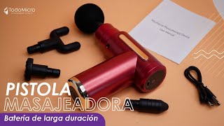 Pistola masajeadora inalámbrica  Elimina contracturas y dolores musculares de todo tipo ✅💪 [upl. by Rosemaria971]