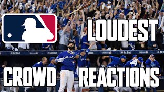 MLB Loudest Crowd Reactions [upl. by Ahsemik]