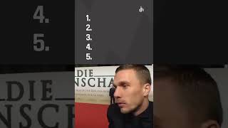 Top5Sprüche von Lukas Podolski 😂😂 effzeh effZEHN podolski [upl. by Anirac982]