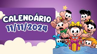 CALENDÁRIO DE 11 DE NOVEMBRO DE 2024 ALUNONOTADEZ10 ensinofundamental [upl. by Adaran]