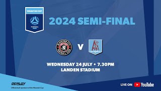 2024 Waratah Cup SemiFinal Highlights – Blacktown City v APIA Leichhardt FC [upl. by Bambi]