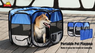 PETSTAR Portable Foldable Pet Playpen  Perfect for Pet Stores and Ecommerce [upl. by Mellen]