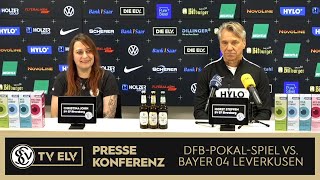 TVELV  Pressekonferenz  DFBPokal Bayer 04 Leverkusen vs SV Elversberg  291024 [upl. by Karol]