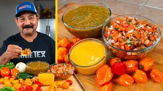 These 3 DELICIOUS HABANERO SALSA Recipes are Hot Hotter amp HOTTEST Fresh Boiled amp Tatemada Syle [upl. by Kuska]