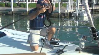 Offshore Sailing School  How to Spring Off the Dock [upl. by Sufur]