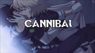 Nightcore  Cannibal male lyrics [upl. by Bowman308]