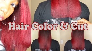 Hair Color amp Cut  Hair Update 2017  LongHairPrettyNails [upl. by Anaahs]