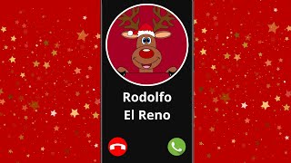 📞Llamada de Rodolfo el Reno🦌🎄El Reno de Santa Claus🎅🏻🎄🎁 [upl. by Brunell]