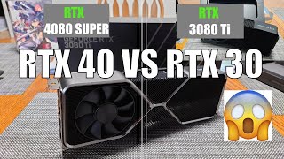 RTX 4080 SUPER vs RTX 3080 Ti [upl. by Avla]