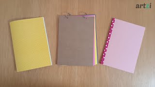 The 3 Easiest Ways of Making a Notebook DIY [upl. by Eiclud533]