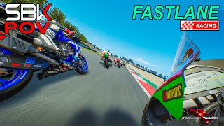 SBK  Alex Lowes Thrilling Pov Ride  Magny Cours [upl. by Daisy]