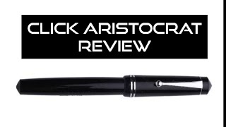 Click Aristocrat   Fountain Pen Review  Best Entry Level Fountain Pen In India with Flex Nib [upl. by Llesig]