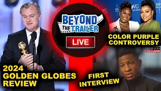 Golden Globes 2024 Winners amp Review Jonathan Majors GMA Interview The Color Purple Controversy [upl. by Zorana95]