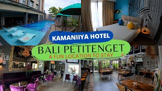 Bali Seminyak Hotels Petitenget Kamaniiya hotel Trendy Part of Bali [upl. by Sura]