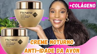 AVON RENEW ULTIMATE NOITE 45 CREME NOTURNO ANTIIDADE [upl. by Lewison]