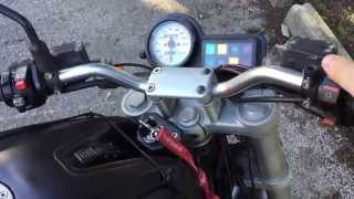 Ducati Monster 600 Dark  Amazing morning start up and sound [upl. by Ystap498]