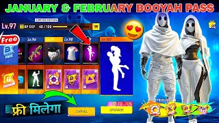 Next January amp February Booyah Pass 2025 Full Review  Naruto Bundle  Upcoming Events In Free Fire [upl. by Hesther958]