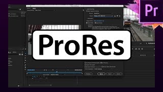 How To Export Videos Using ProRes In Premiere Pro CC [upl. by Ume]