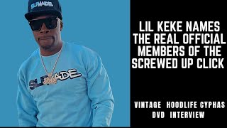 Lil Keke places emphasis on the original members of Screwed Up Click [upl. by Rania]