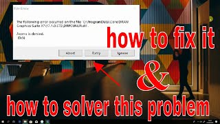 cara mengatasi corelDraw X7 error 0X5 gagal install corelDraw X7 error 0X5Tutorial Jinan [upl. by Yehc]