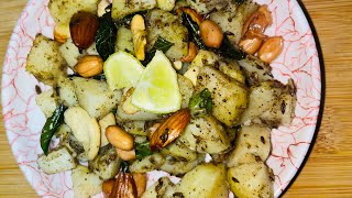 Navratri special Allu chat vrat ki allu chat fasting recipes Navratri Recipes  allu chat [upl. by Komsa]