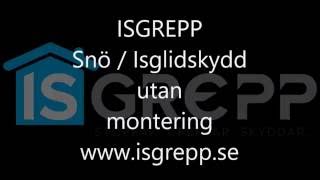 ISGREPPSnöIsglidskydd utan montering [upl. by Ynelram]