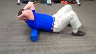 Postural Stretches using the Foam Roller for Upper Back and Neck Pain [upl. by Eentroc]