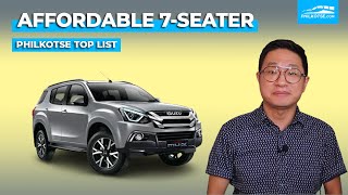 Top 7 MostAffordable 7seater Crossovers and SUVs  Philkotse Top List w English Subtitles [upl. by Obe577]