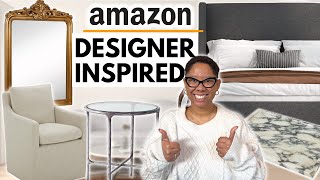 Designer Inspired Amazon Home Products That Look High End  Coffee Tables Bedding Linens amp More [upl. by Negroj]