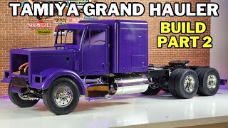 Making Progress  Tamiya Grand Hauler Build Part 2 [upl. by Risan36]