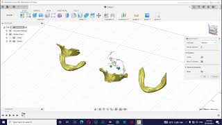 Test Import DICOM STL conversion files in Fusion 360 [upl. by Aleunam]