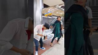 Metro Station 🔥Public Prank 🥺🤣 funny prank public cute girls bijli Prank [upl. by Alletniuq]