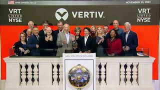 Vertiv NYSE VRT Rings The Opening Bell® [upl. by Hebel]