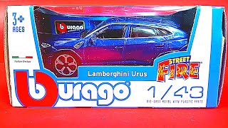 Bburago 143 cars  burago 143  bburago unboxing  bburago lamborghini 143  bburago street fire [upl. by Einnahc956]