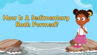 How Is A Sedimentary Rock Formed  Geology For Kids  Types of Rocks  Facts For Kids [upl. by Akerdnahs]