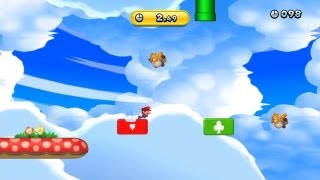 New Super Mario Bros U  When Waddlewings Attack Gold Medal [upl. by Terej]