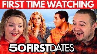 50 FIRST DATES 2004 First Time Watching  MOVIE REACTION [upl. by Orson]