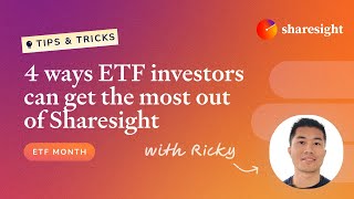 4 ways ETF investors can get the most out of Sharesight [upl. by Ahseele]